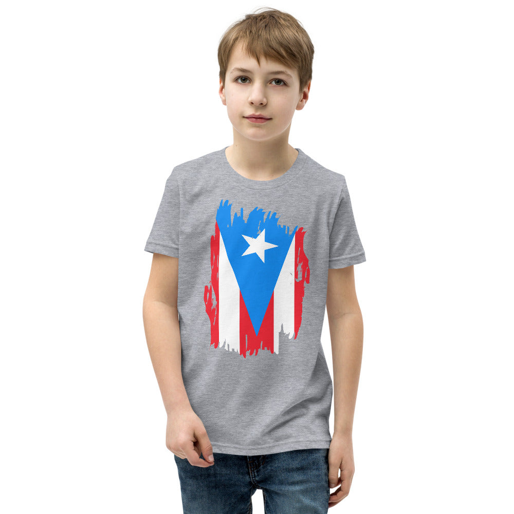 PR FLAG- Youth Short Sleeve T-Shirt (unisex)