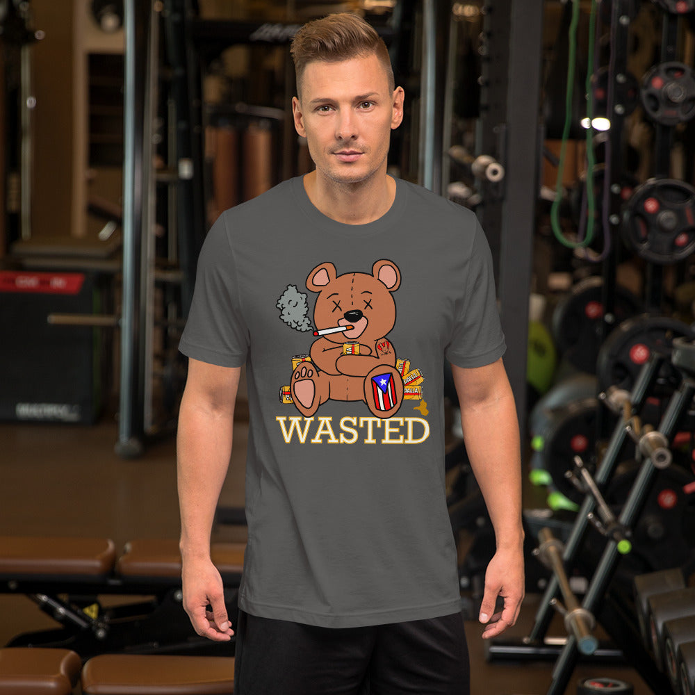 Wasted Teddy- Short-Sleeve Unisex T-Shirt