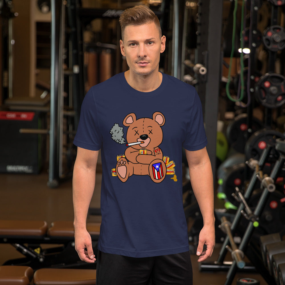 Drunk Teddy Short-Sleeve Unisex T-Shirt