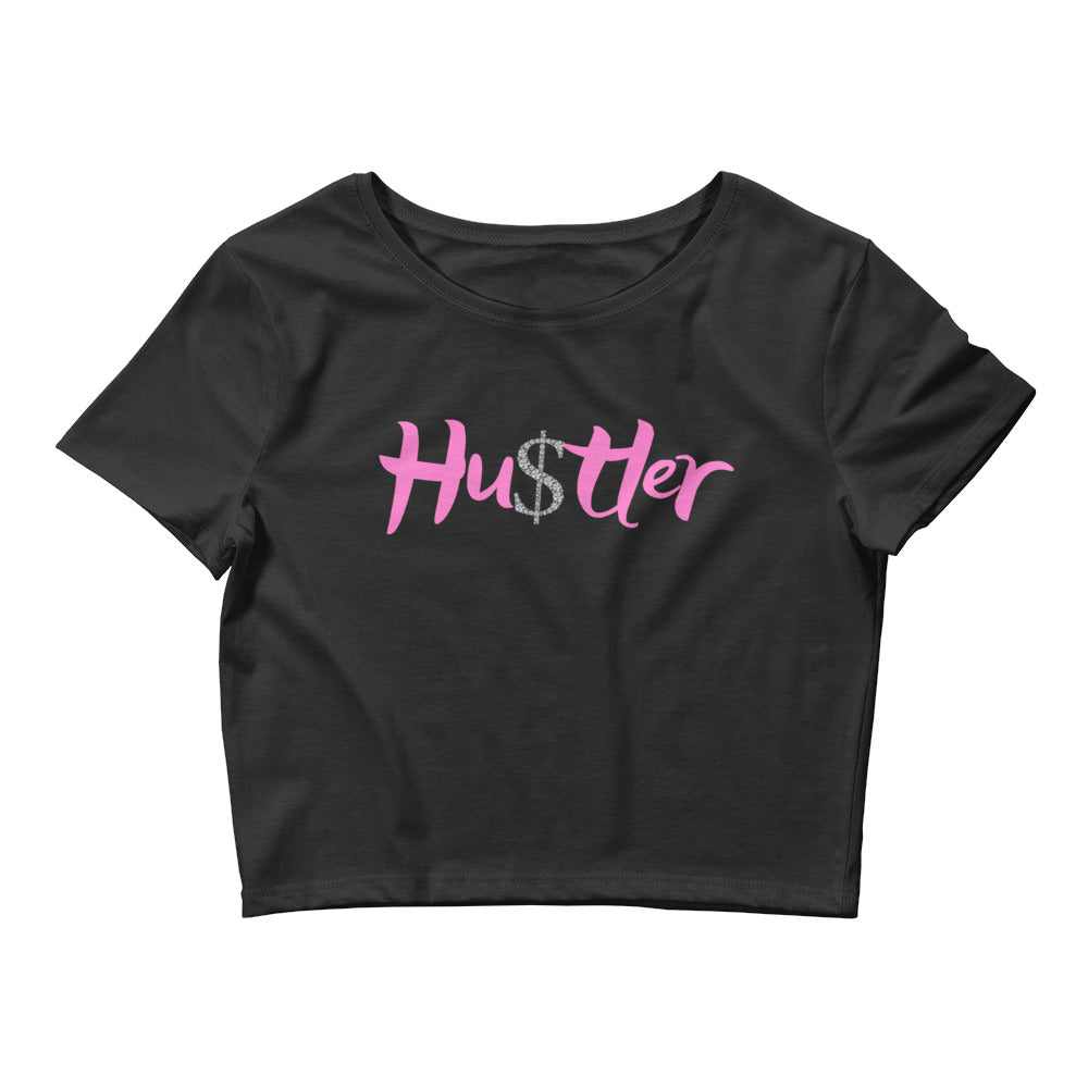 Hu$tler- Women’s Crop Tee