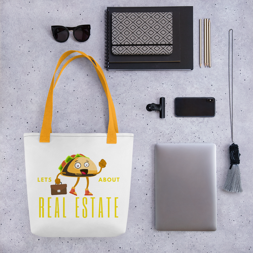 Lets Taco About Real Estate (Business Taco) Tote bag