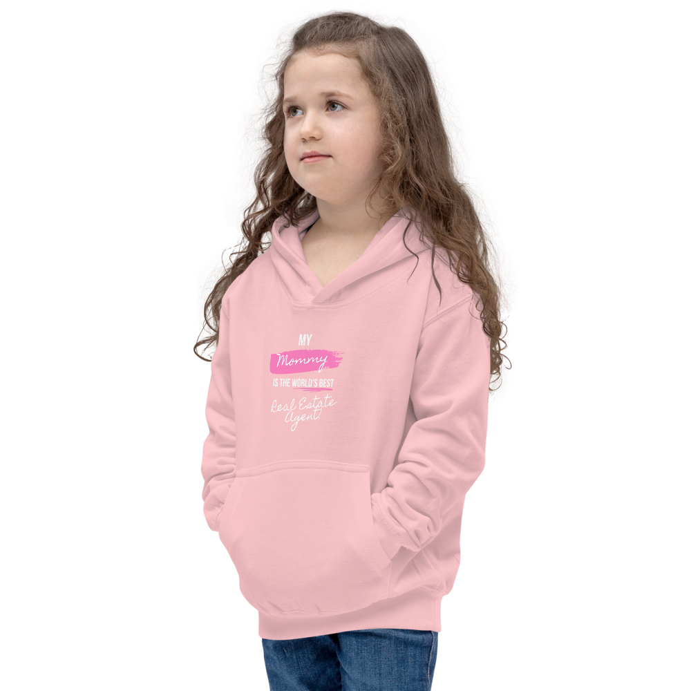 My Mommy is the Worlds Best Real Estate agent Kids Hoodie