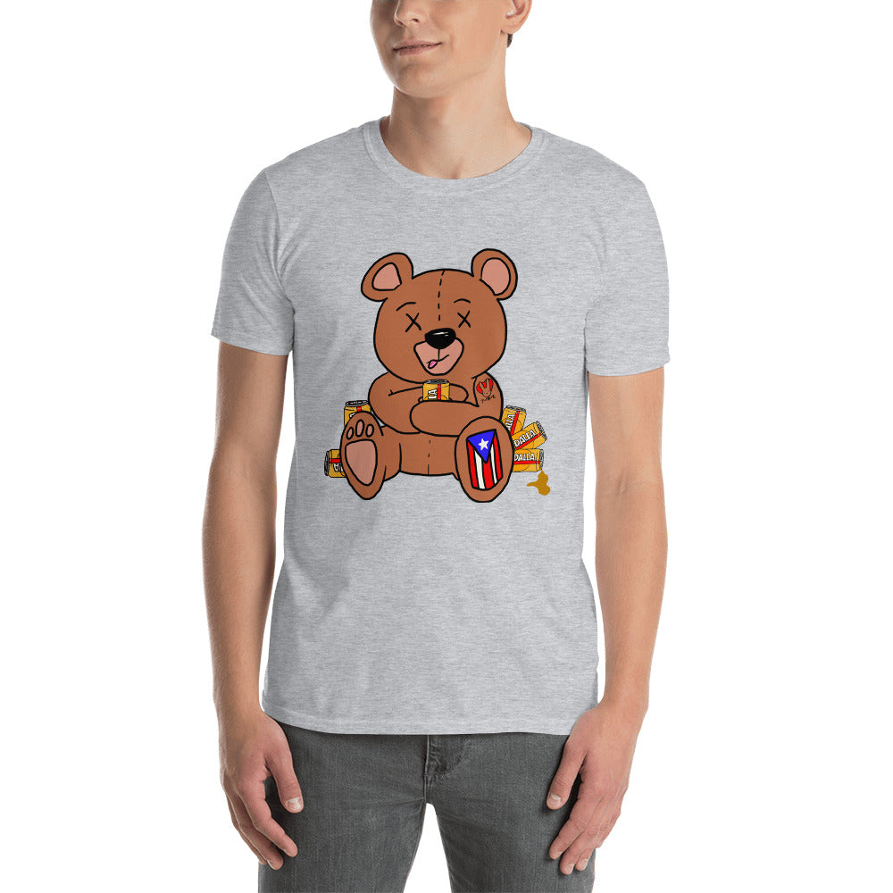 Drunk Teddy Short-Sleeve Unisex T-Shirt