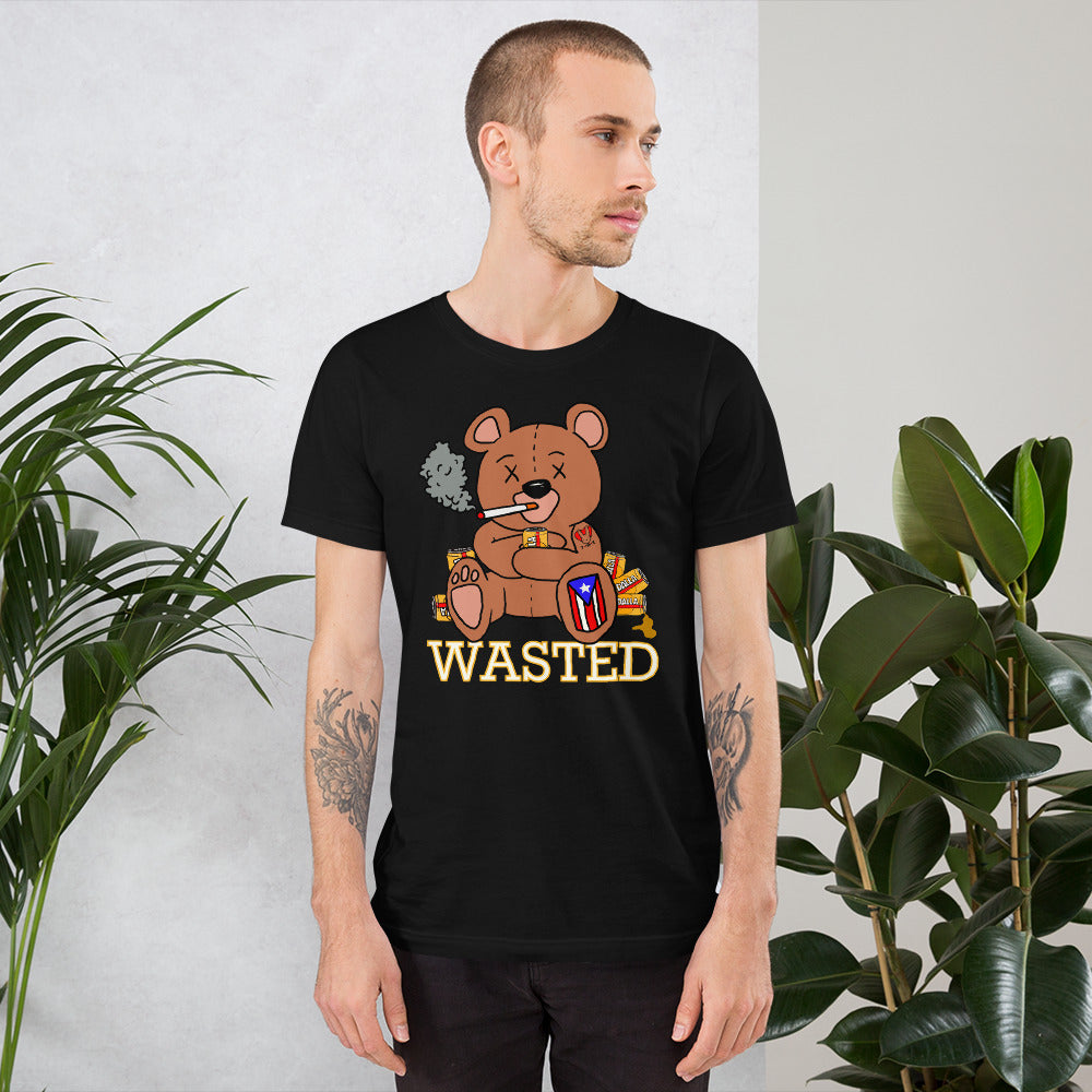 Wasted Teddy- Short-Sleeve Unisex T-Shirt