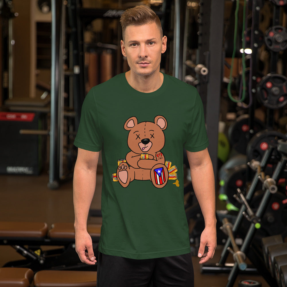 Drunk Teddy Short-Sleeve Unisex T-Shirt