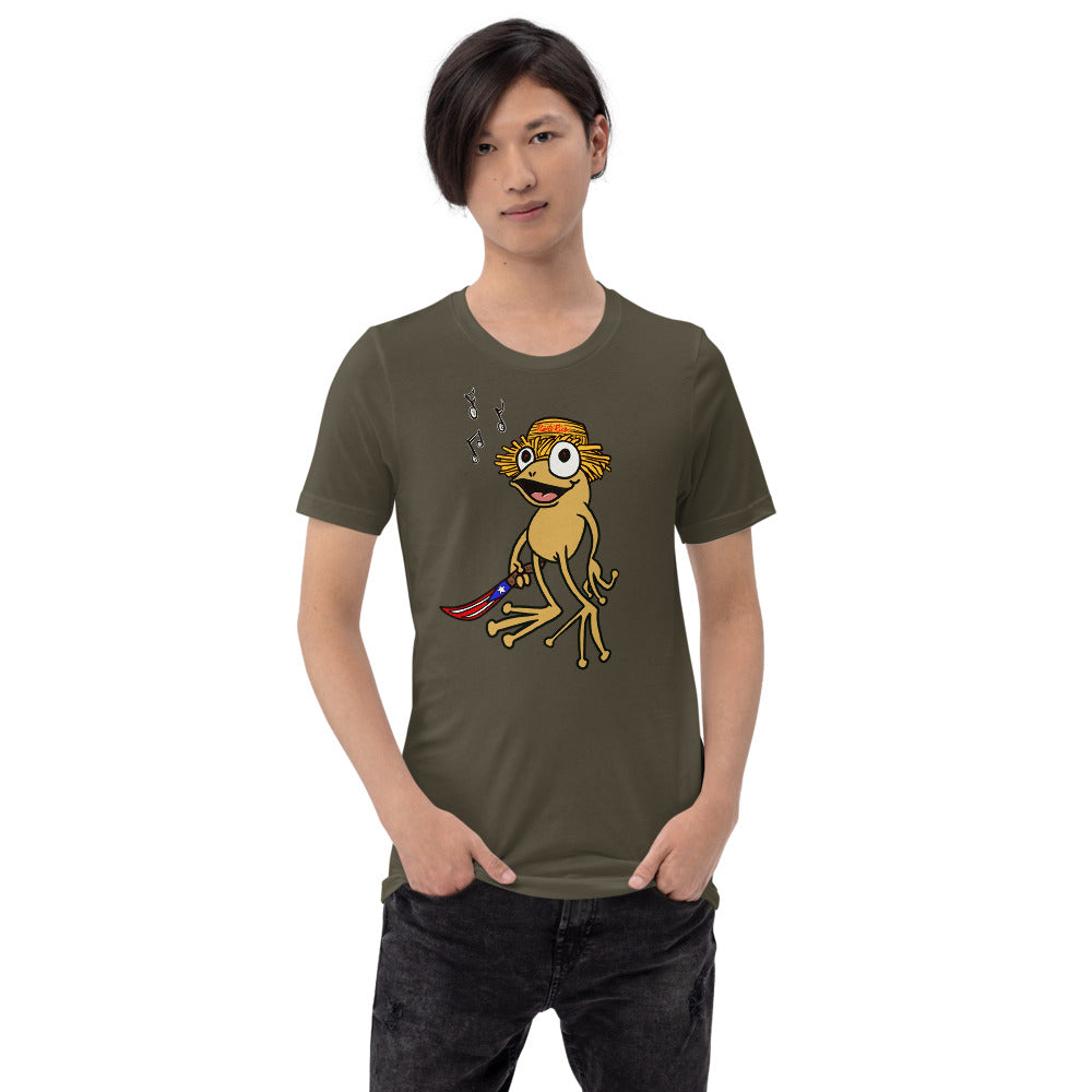 Coqui with PR Machete- Short-Sleeve Unisex T-Shirt