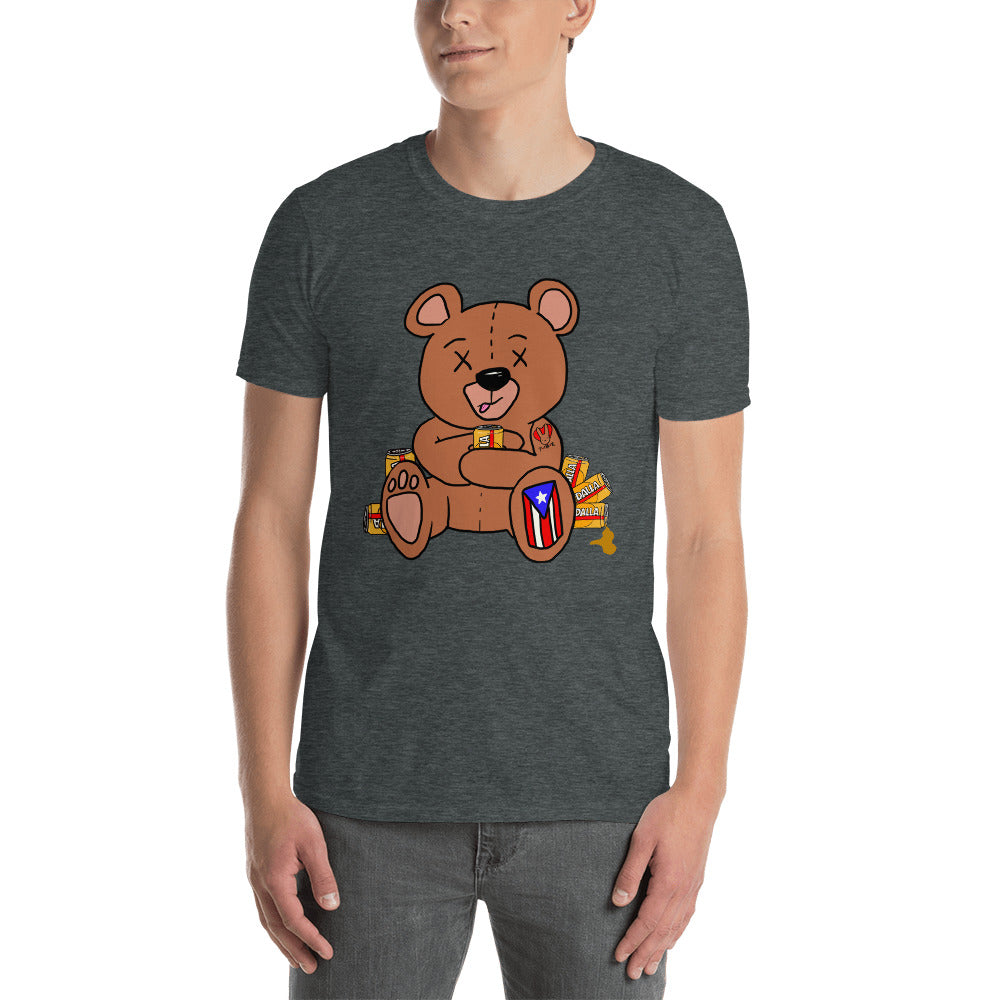 Drunk Teddy Short-Sleeve Unisex T-Shirt