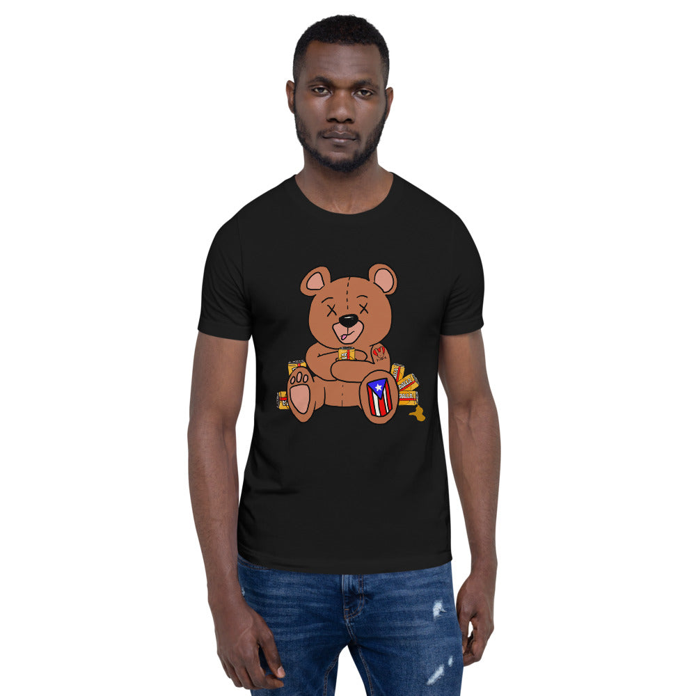 Drunk Teddy Short-Sleeve Unisex T-Shirt