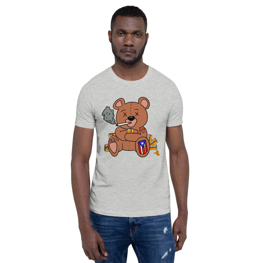 Drunk Teddy Short-Sleeve Unisex T-Shirt (4XL)
