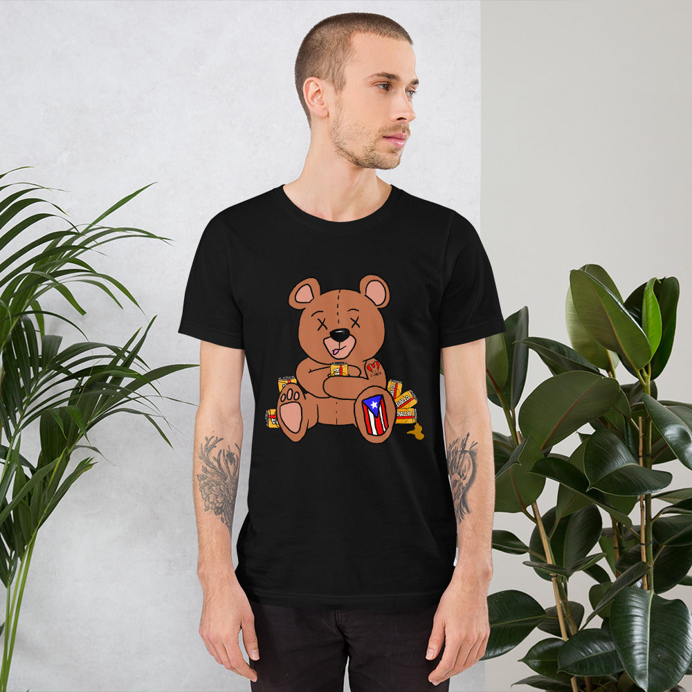Drunk Teddy Short-Sleeve Unisex T-Shirt