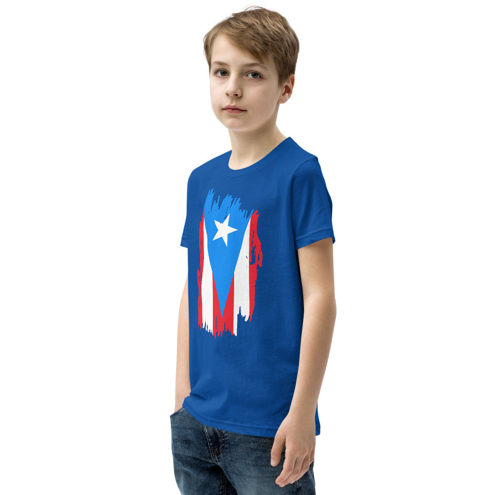 PR FLAG- Youth Short Sleeve T-Shirt (unisex)