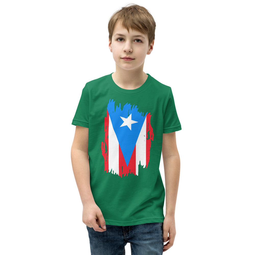 PR FLAG- Youth Short Sleeve T-Shirt (unisex)