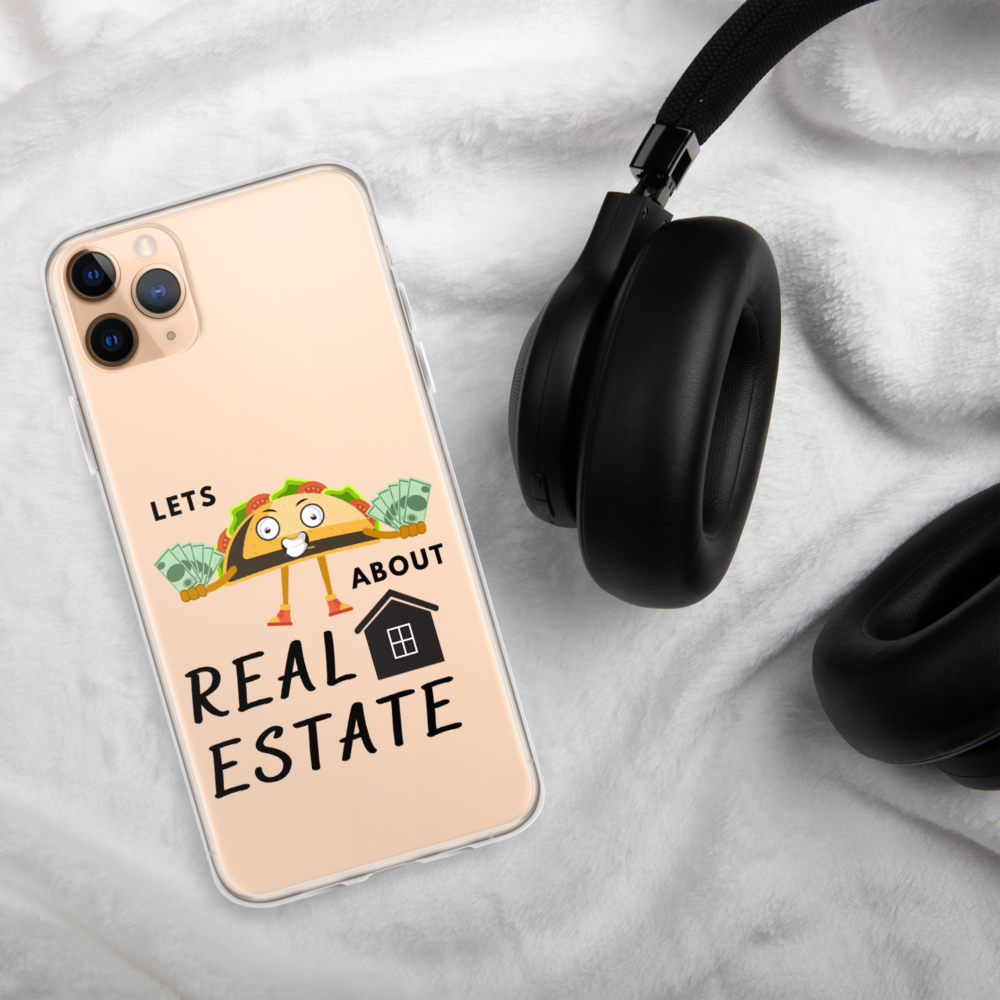 Lets Taco About Real Estate (Sombrero Taco) Iphone Case