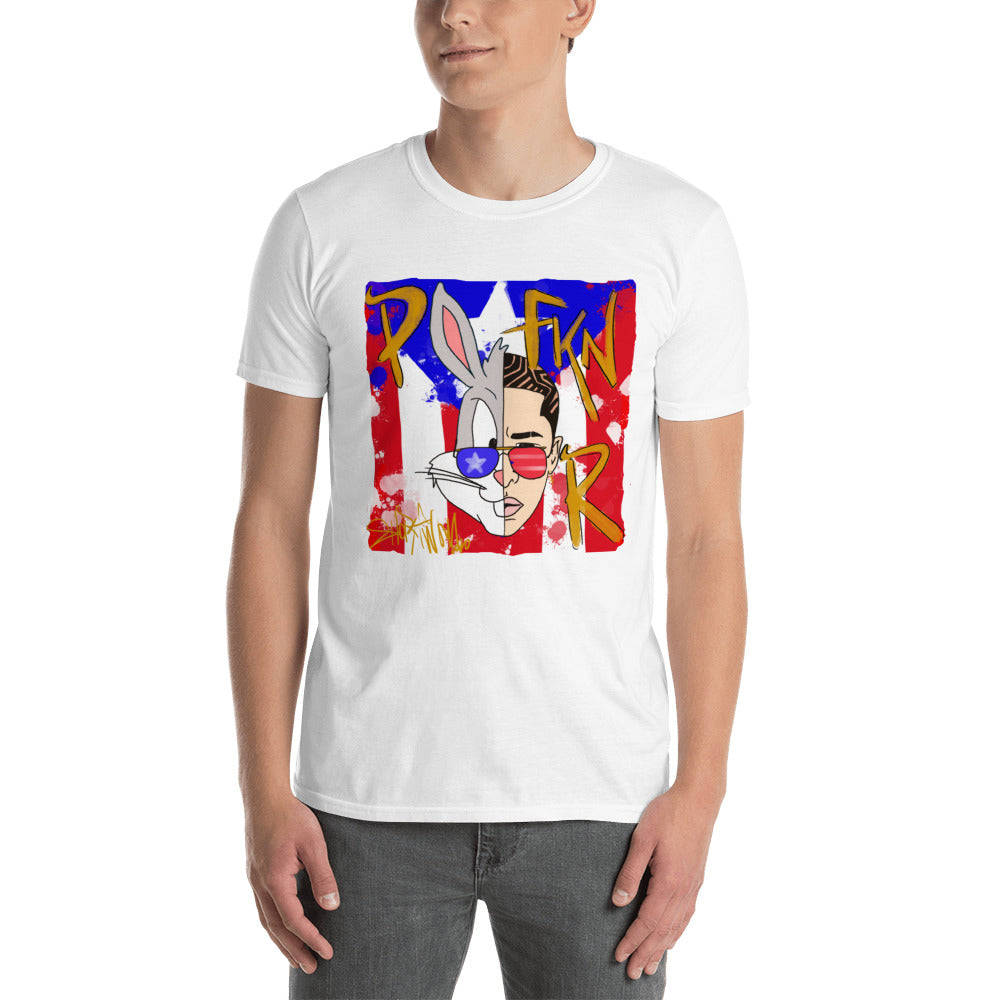 PR Flag P FKN R- Sleeve Unisex T-Shirt