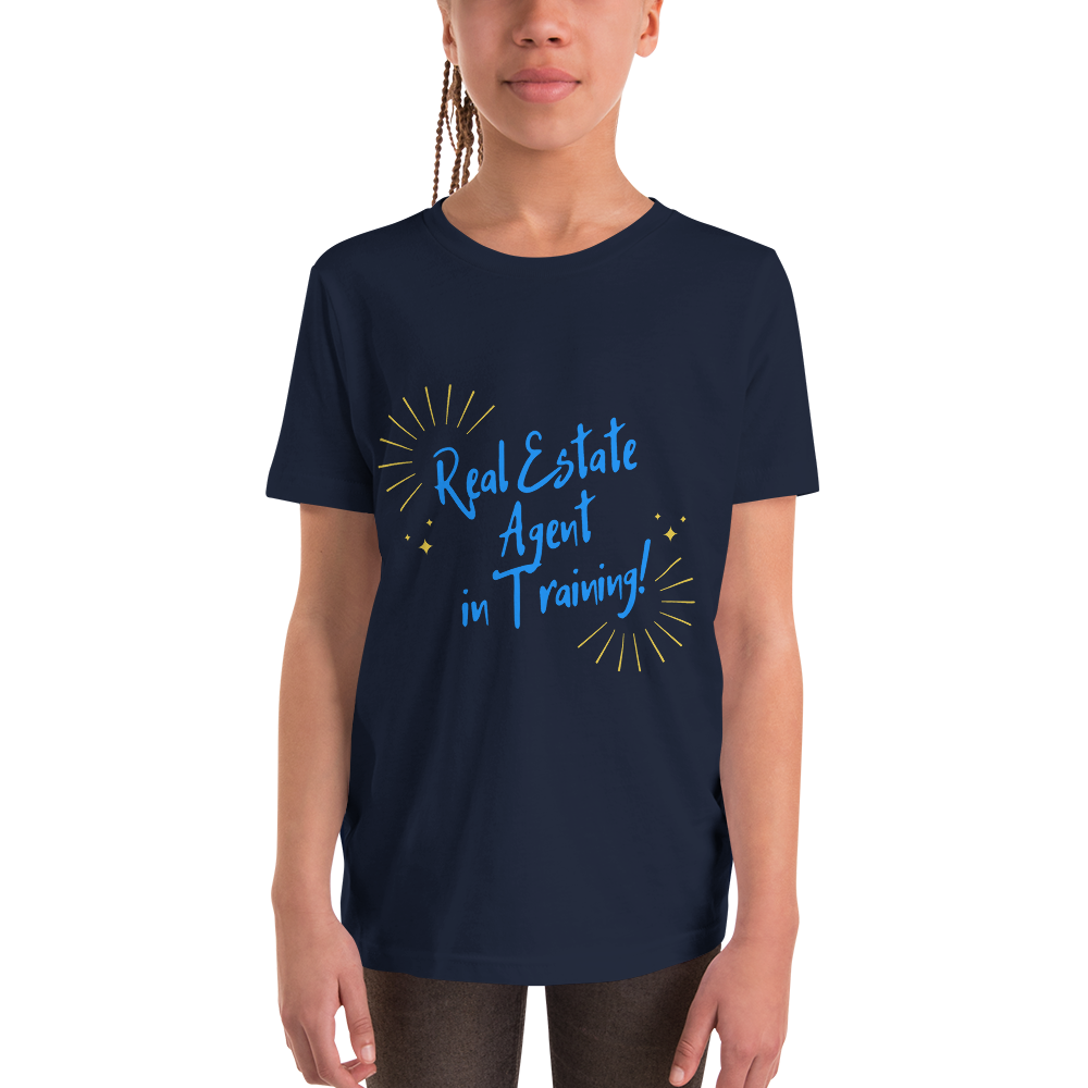 Real Estate Agent in training (Blue) Youth Short Sleeve T-Shirt