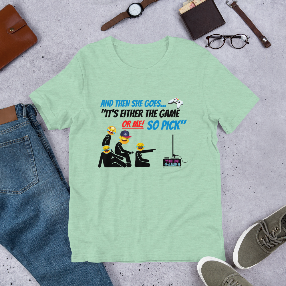 And Then She Goes... (Playstation Remote) Short-Sleeve Unisex T-Shirt
