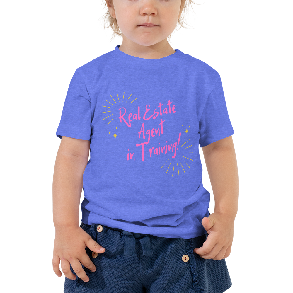 Real Estate Agent in Training Toddler Short Sleeve Tee