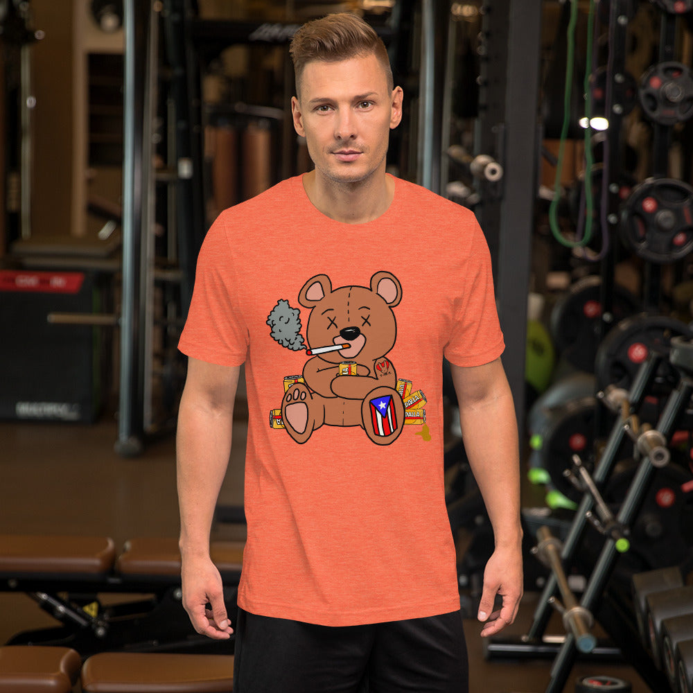 Drunk Teddy Short-Sleeve Unisex T-Shirt (4XL)