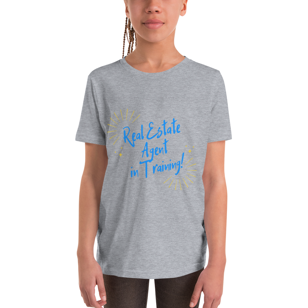 Real Estate Agent in training (Blue) Youth Short Sleeve T-Shirt