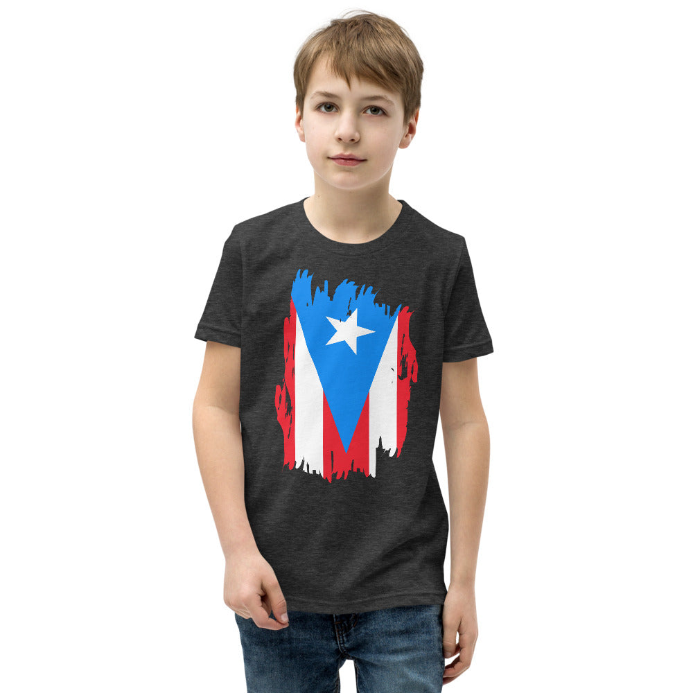 PR FLAG- Youth Short Sleeve T-Shirt (unisex)