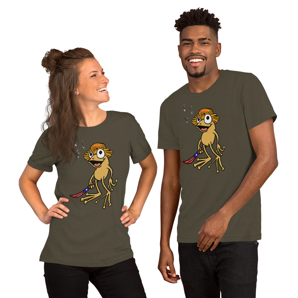 Coqui with PR Machete- Short-Sleeve Unisex T-Shirt