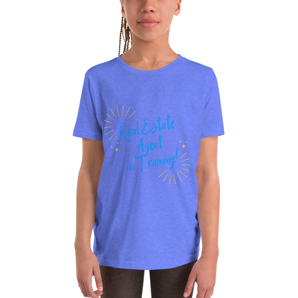 Real Estate Agent in training (Blue) Youth Short Sleeve T-Shirt