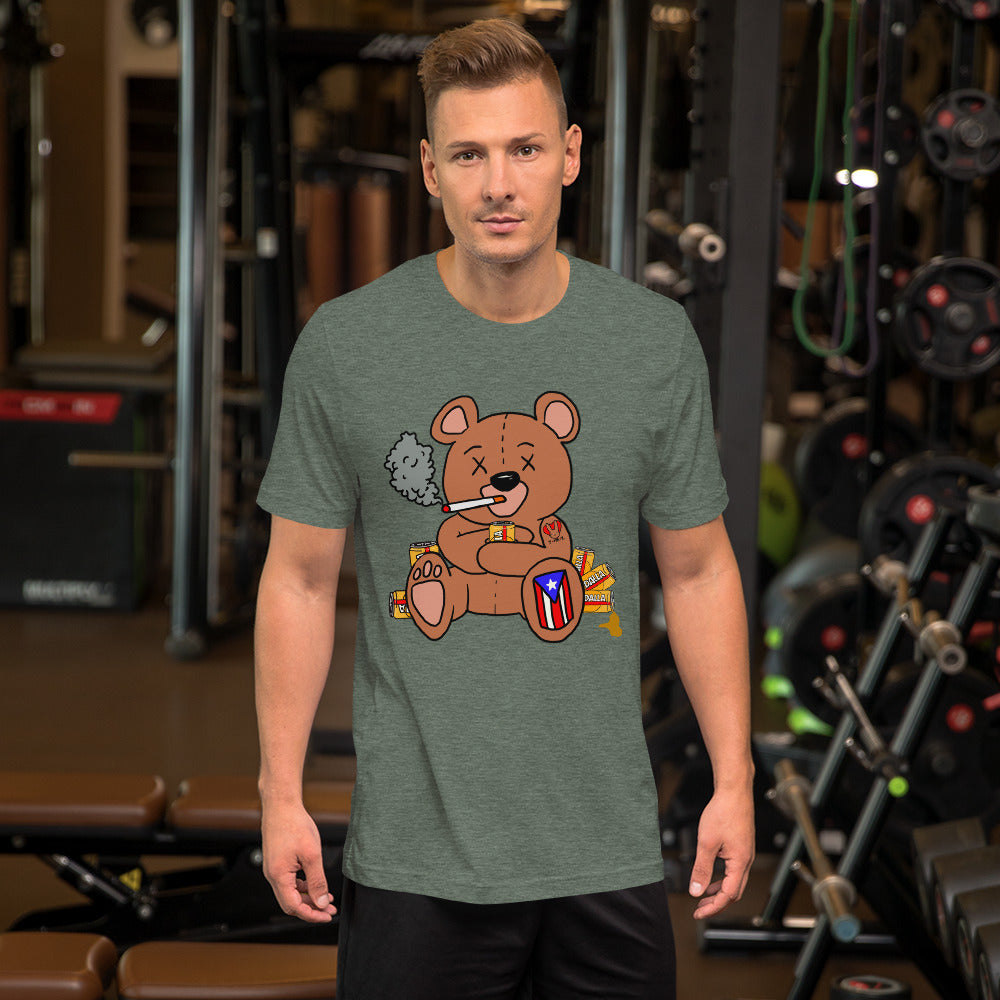 Drunk Teddy Short-Sleeve Unisex T-Shirt (4XL)