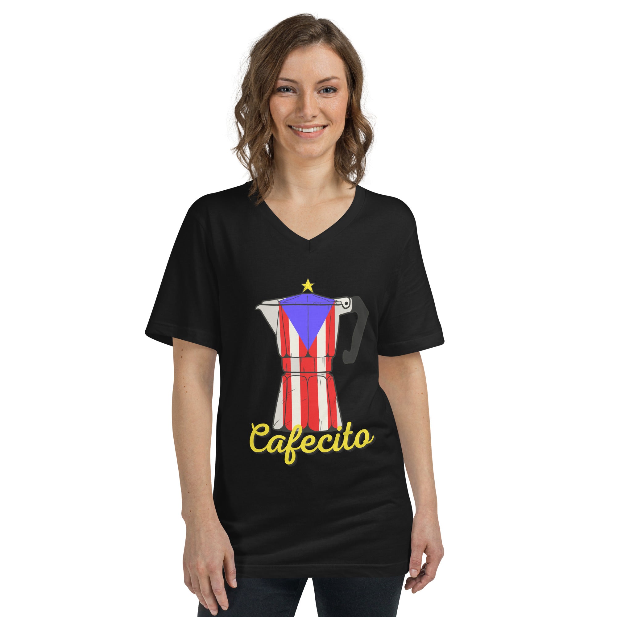 Cafecito Boricua V-Neck