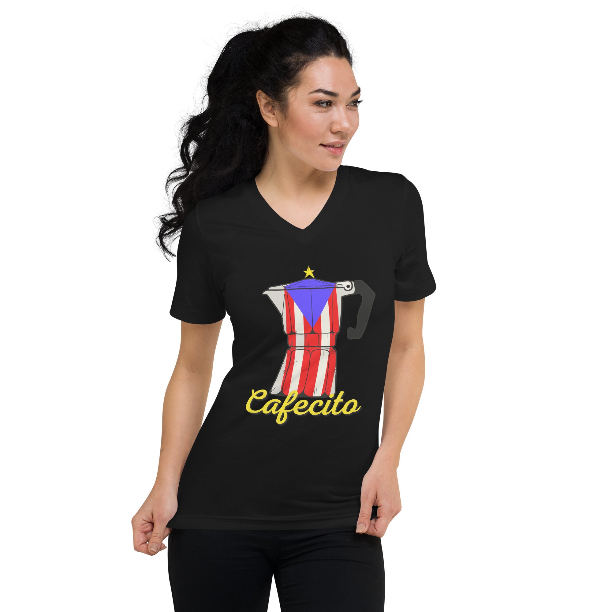 Cafecito Boricua V-Neck