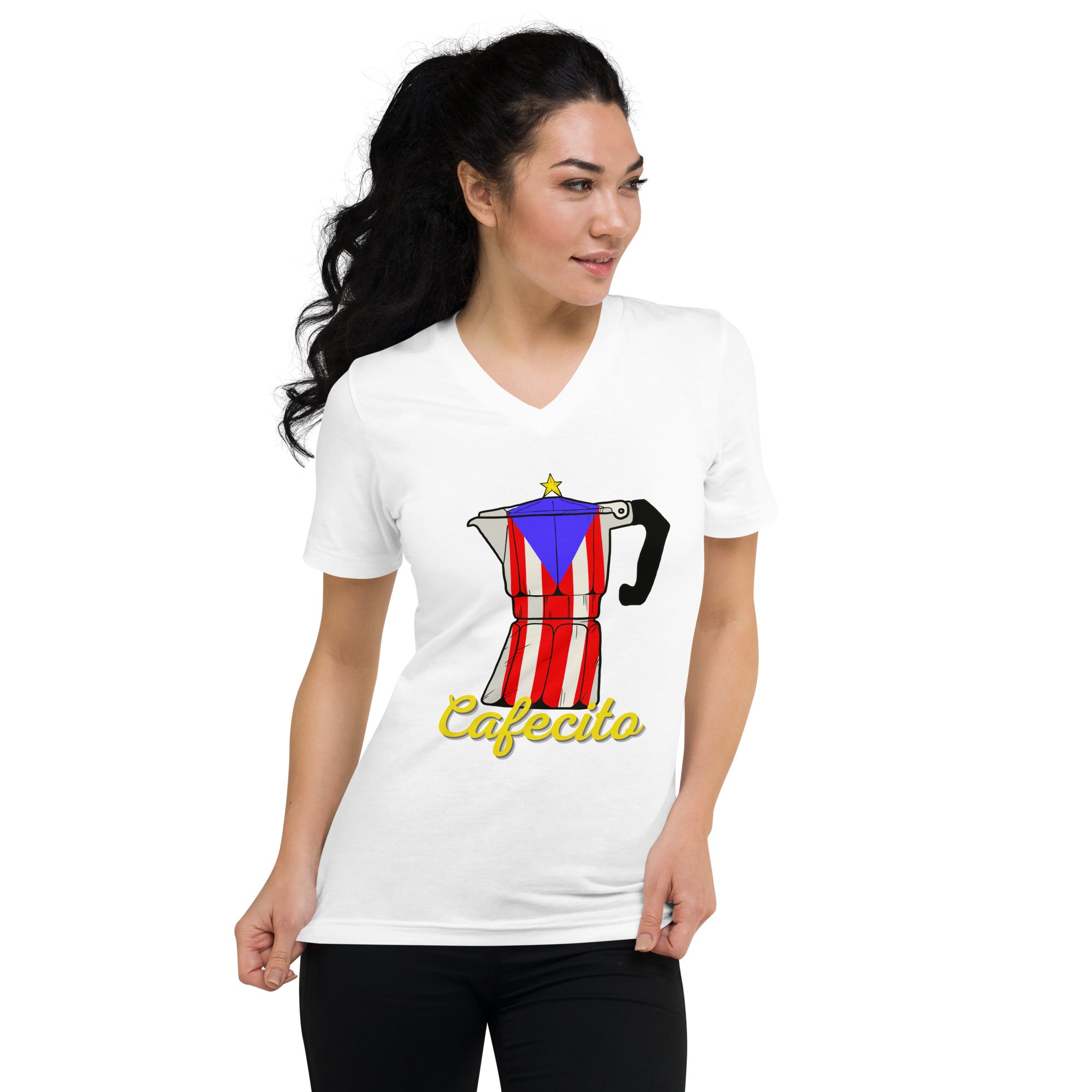 Cafecito Boricua V-Neck