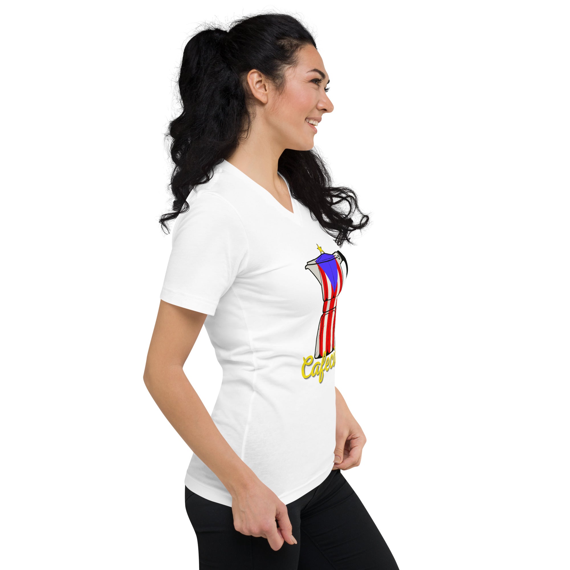 Cafecito Boricua V-Neck