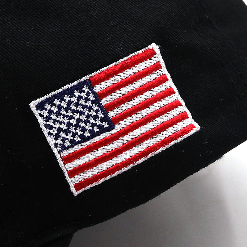 Letter USA Embroidery Baseball Cap Couple Outdoor