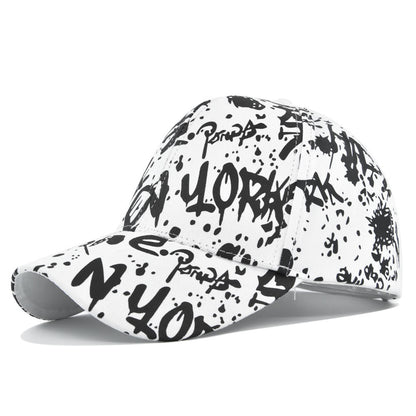 Graffiti Printed Baseball Cap All-match Sun Hat