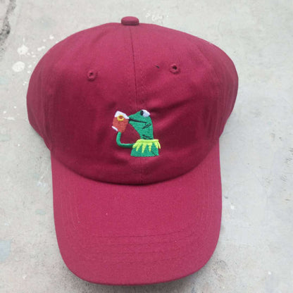 Frog Curved Brim Baseball Hat