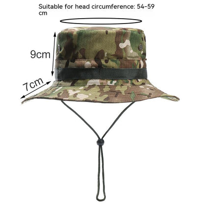 Camouflage Outdoor Sun-proof And Breathable Sun Hat