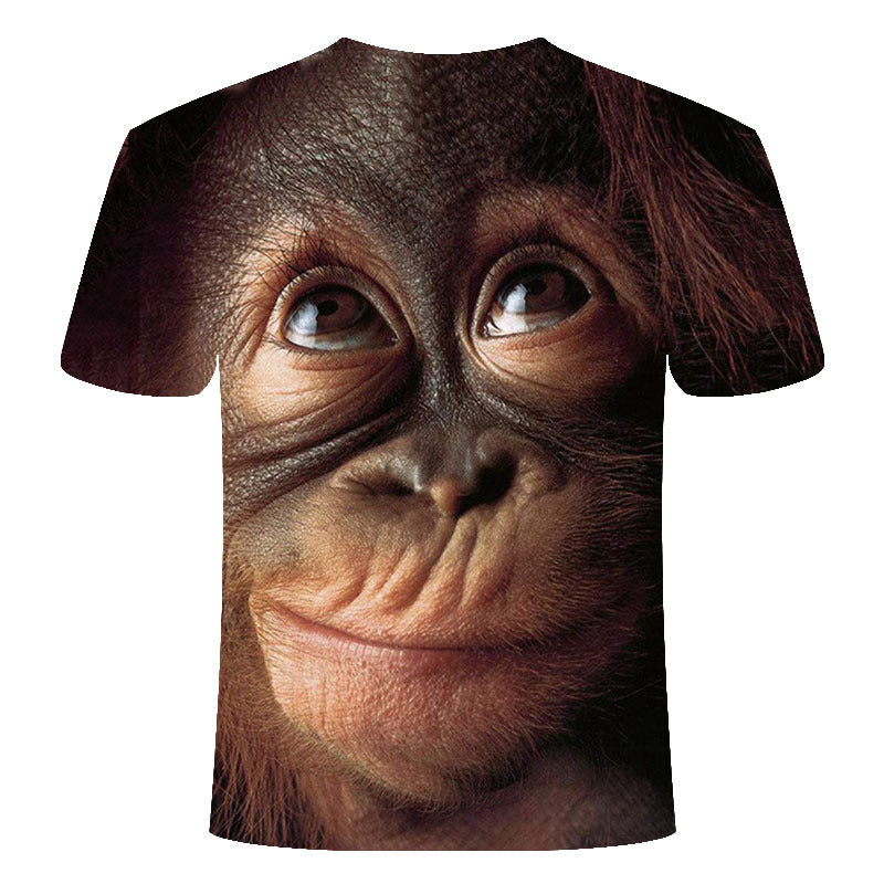 Face digital print T-shirt