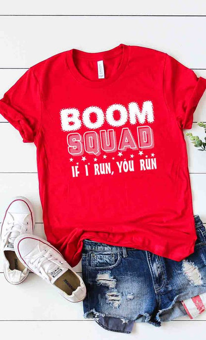 Firework Boom Squad PLUS Size Graphic Tee