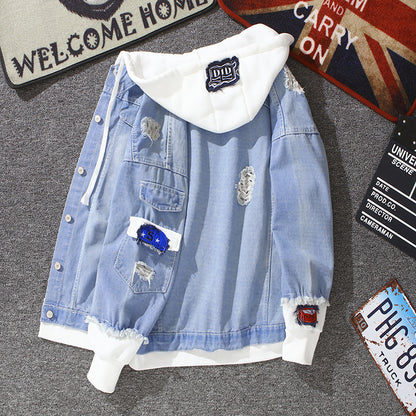 Baseball denim jacket