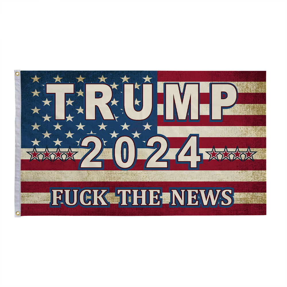 2024 Trump Trump Election President Fuck Biden Digital Size Custom Flag