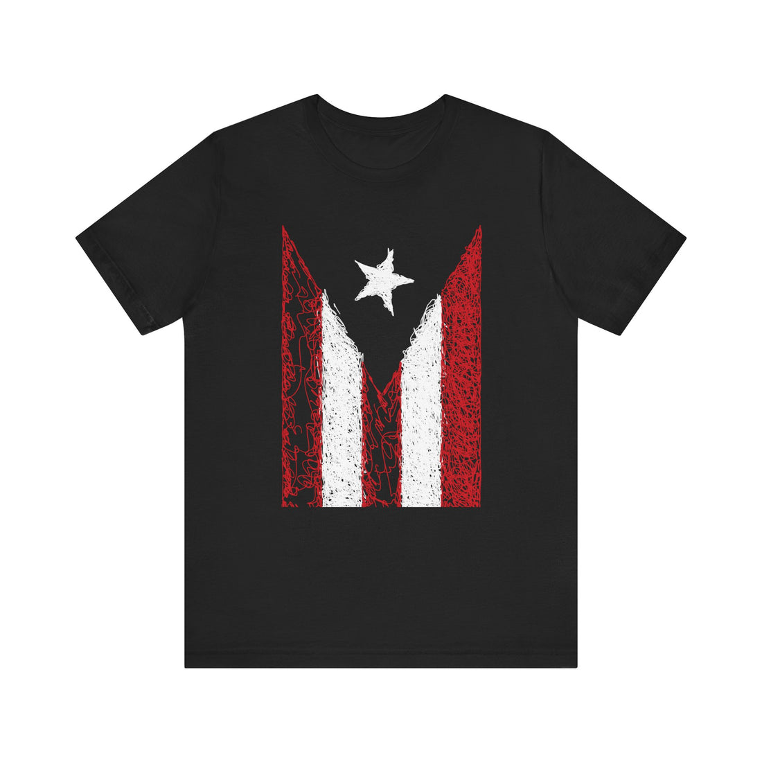 Puerto Rican Flag- Unisex Jersey Short Sleeve Tee