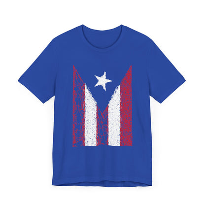 Puerto Rican Flag- Unisex Jersey Short Sleeve Tee