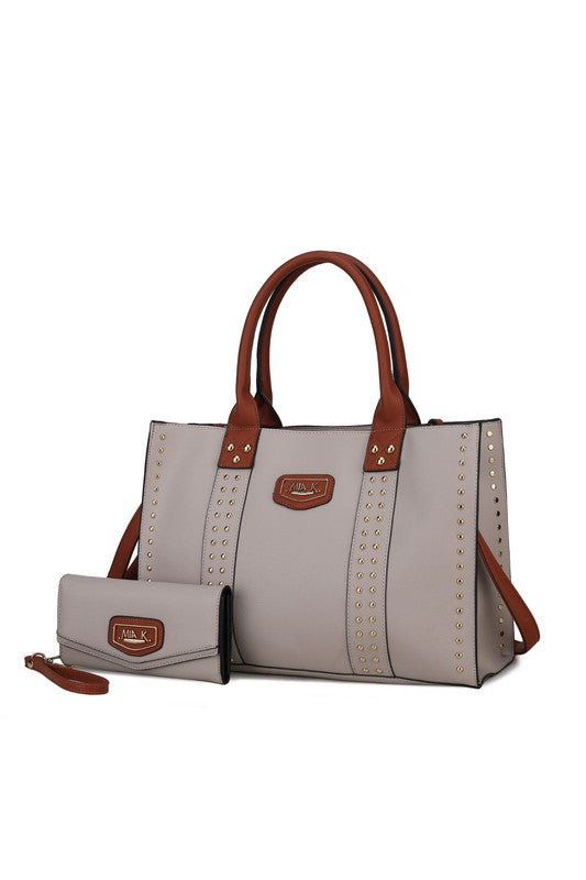 MKF Davina Tote Handbag with Wallet by Mia K