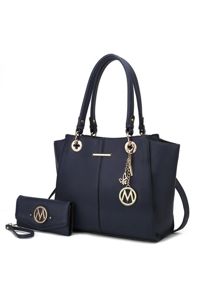 MKF Ivy Tote Handbag with Wallet Crossover by Mia