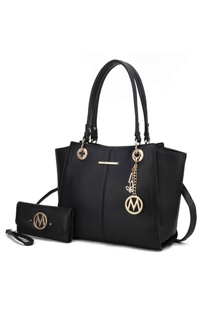 MKF Ivy Tote Handbag with Wallet Crossover by Mia