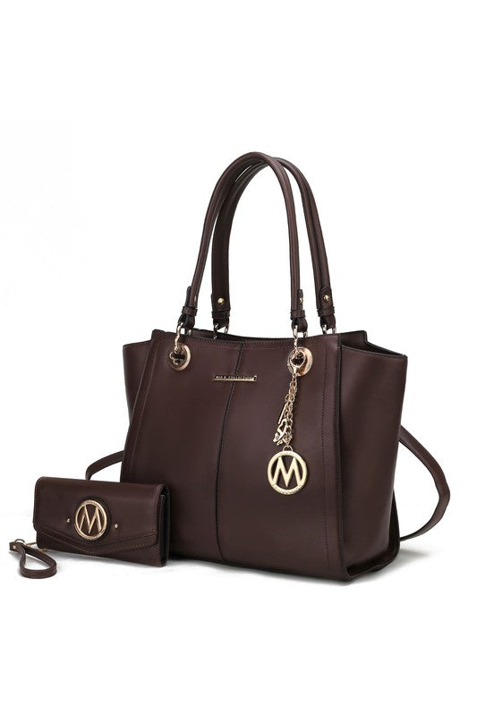 MKF Ivy Tote Handbag with Wallet Crossover by Mia