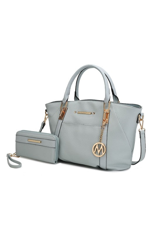 MKF Darielle Satchel Handbag with Wallet by Mia k