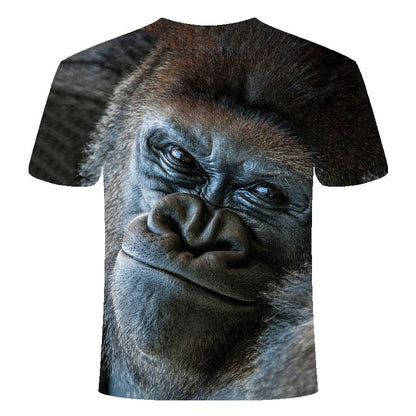 Face digital print T-shirt