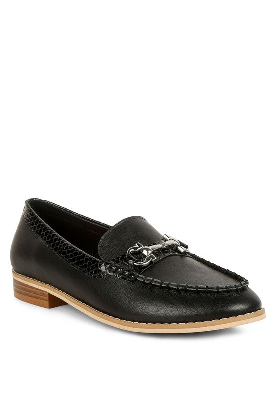 Holda Horsebit Embelished Loafers