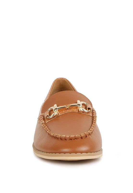 Holda Horsebit Embelished Loafers