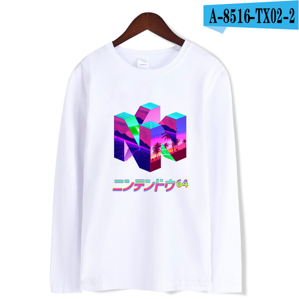 Printed long sleeve T-shirt shirt